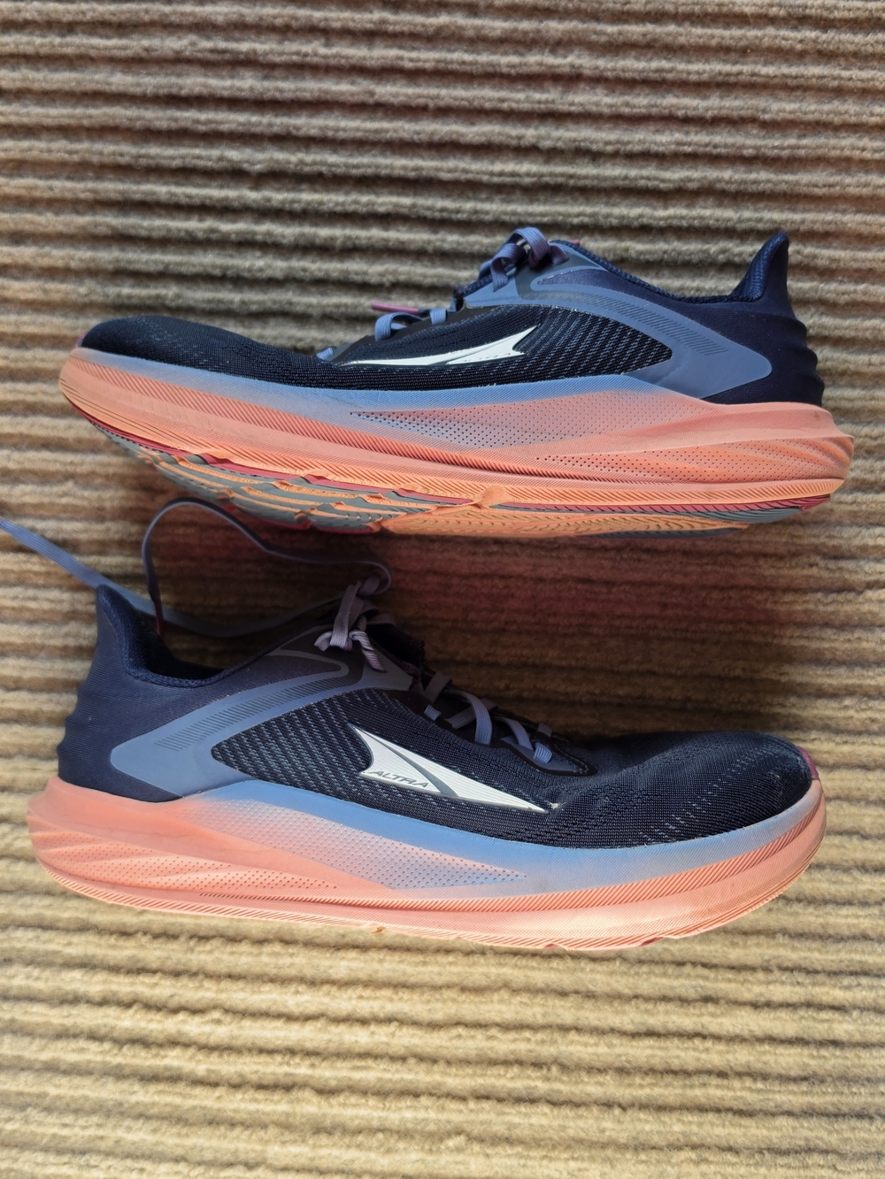 Altra Torin 8 Women's Running Shoes Sz 11 Navy/Coral Pink Gym EGOMAX Mesh